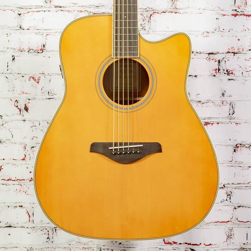 Акустическая электрогитара Yamaha FG-TA TransAcoustic Dreadnought — винтажный оттенок Yamaha FG-TA TransAcoustic Dreadnought Electric Guitar -