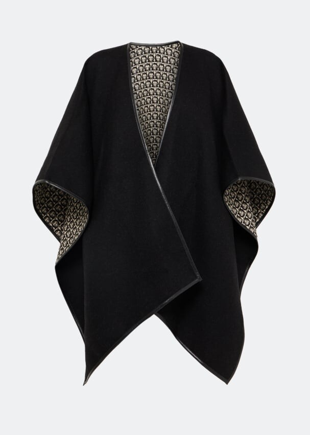 

Шарф FERRAGAMO Gancini cape, принт