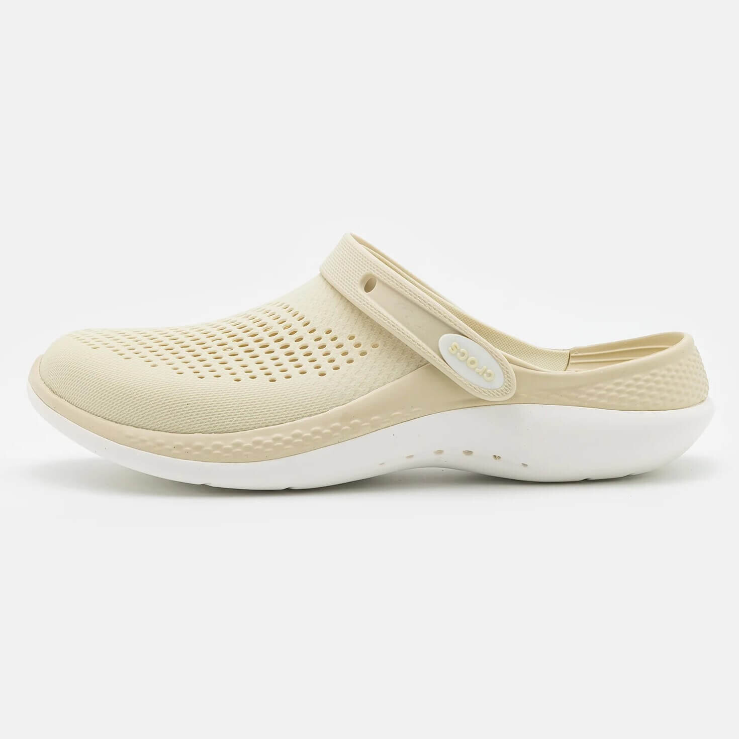 Сабо Crocs Literide 360 Clogs Unisex, светло-бежевый/белый