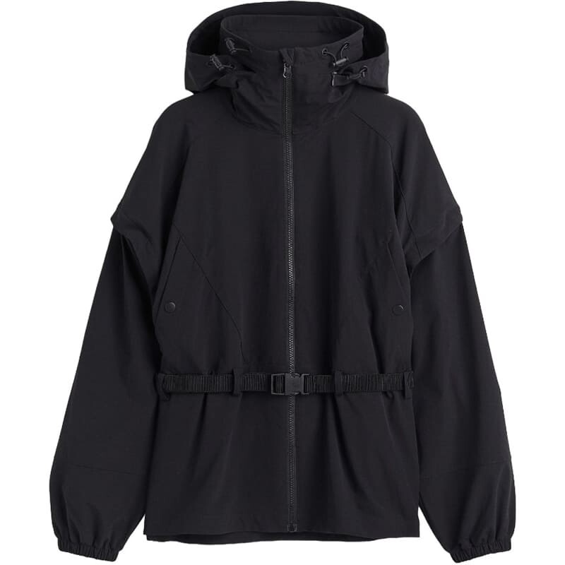 

Куртка H&M With Detachable Sleeves, черный