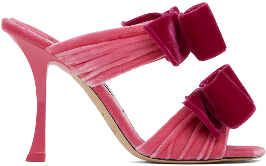 

Розовые босоножки на каблуке Flaka Jimmy Choo