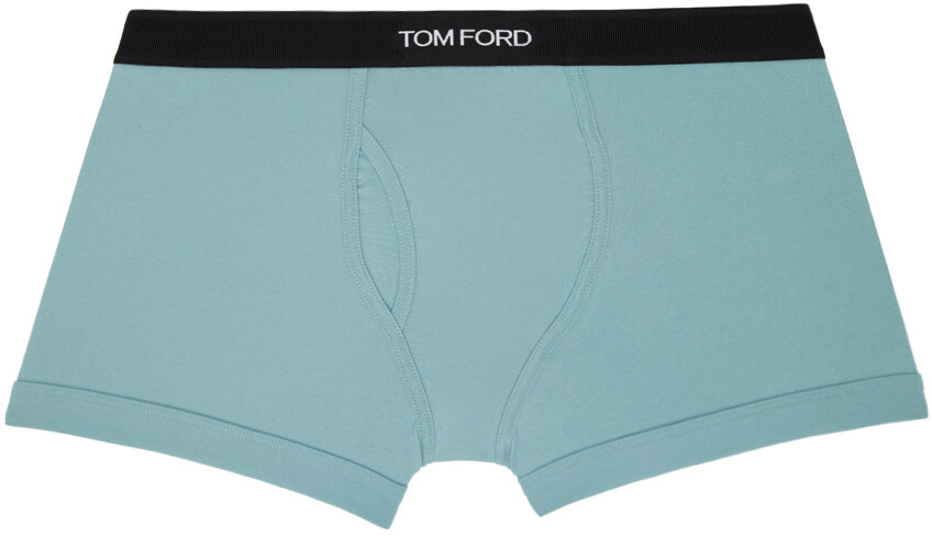 

Синие жаккардовые боксеры TOM FORD