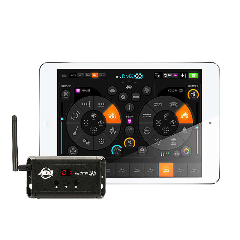 American DJ ADJ MYDMX GO Приложение для управления освещением для планшетов iPad/Android MY DMX GO
