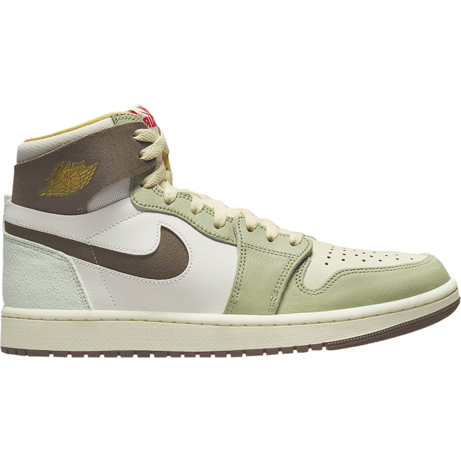 Кроссовки Nike Air Jordan 1 High Zoom Comfort 2, зеленый спортивные брюки nike air jordan high rise черный