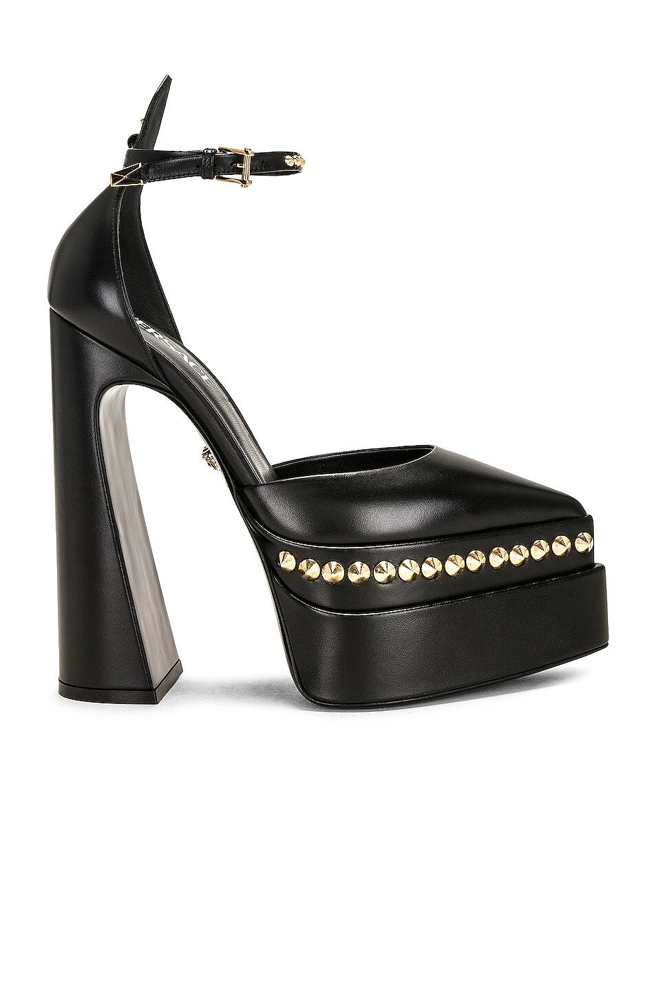 

Туфли Versace Studded Platform, цвет Nero & Oro