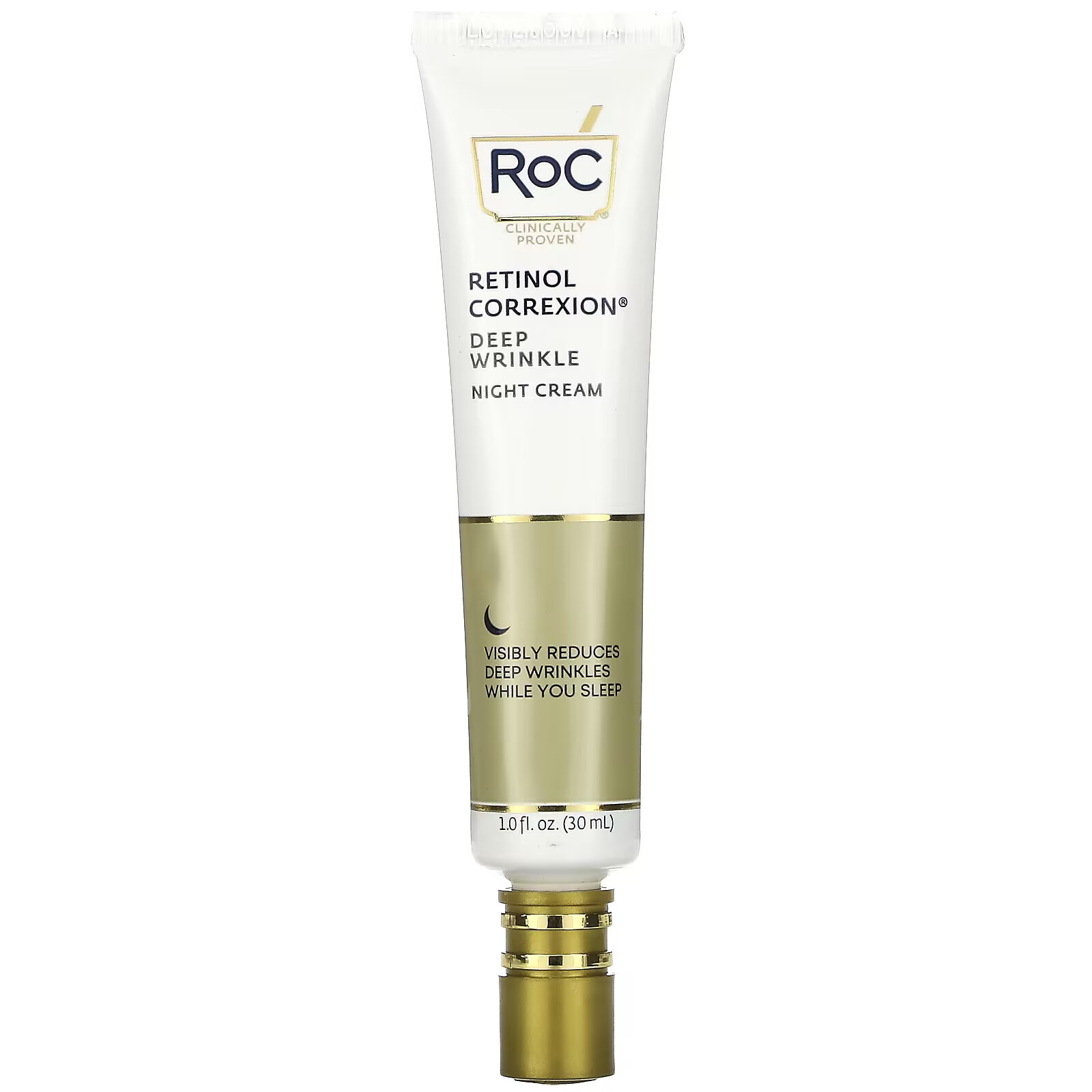RoC, Retinol Correxion, ночной крем от глубоких морщин, 30 мл (1 жидк. Унция) roc retinol correxion средство для устранения глубоких морщин 30 мл 1 жидк унция