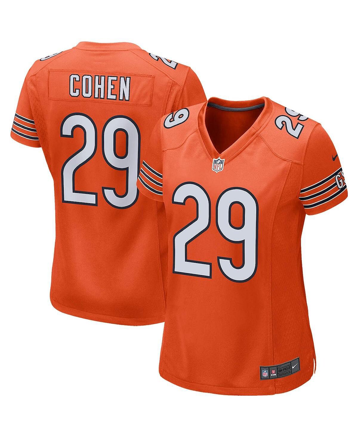 

Женское джерси tarik cohen orange chicago bears game джерси Nike, Красный