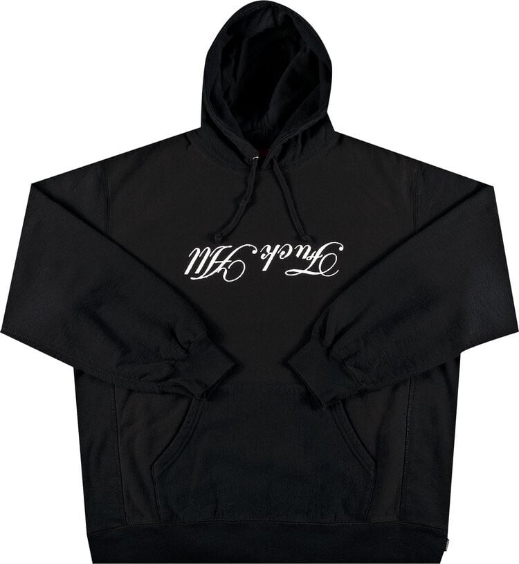 

Толстовка Supreme x Jamie Reid f*ck All Hooded Sweatshirt 'Black', черный