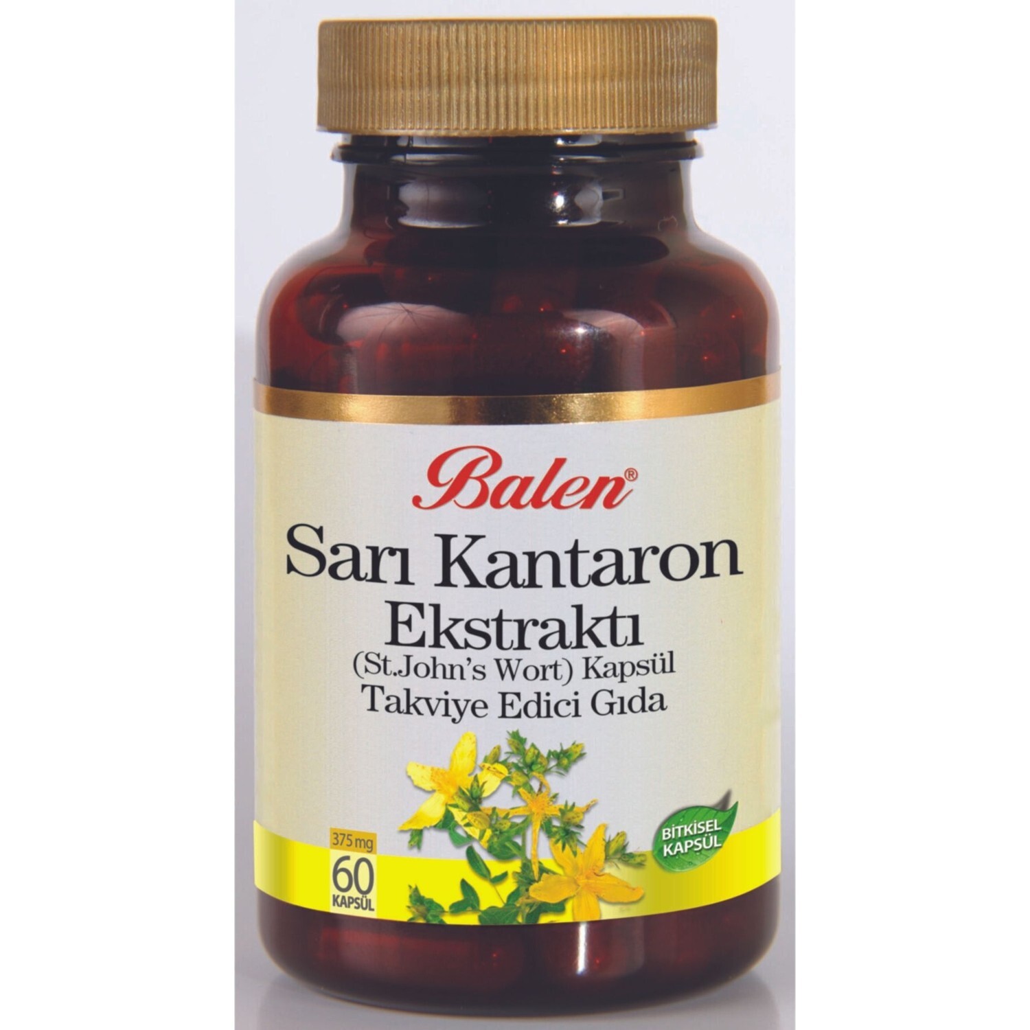 

Экстракт зверобоя Balen Johns Wort Extract 60 капсул