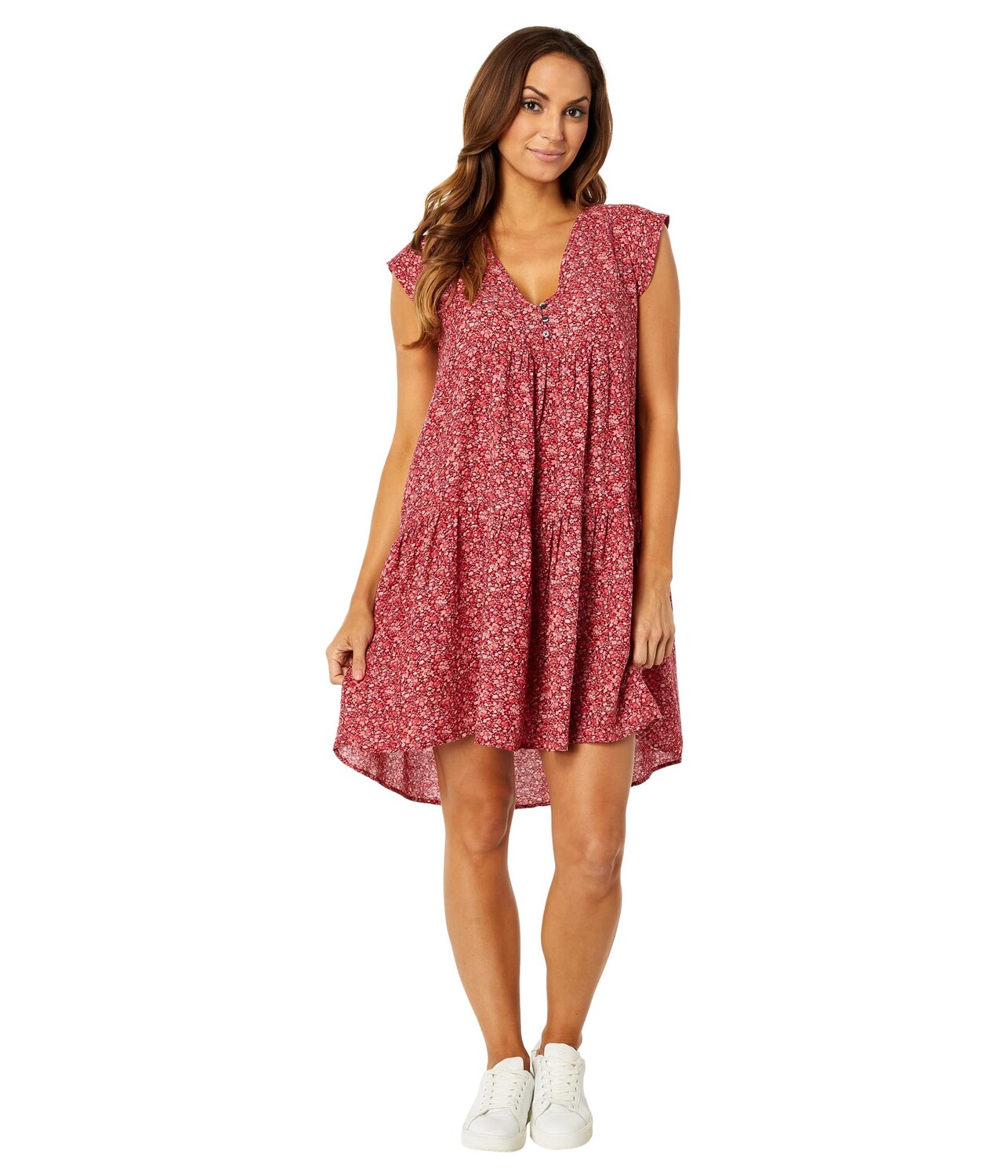 

Платье Lucky Brand, Printed Peasant Mini Dress