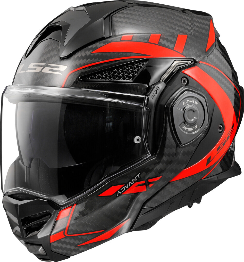 

LS2 FF901 Advant X Future Carbon Шлем, черный/красный