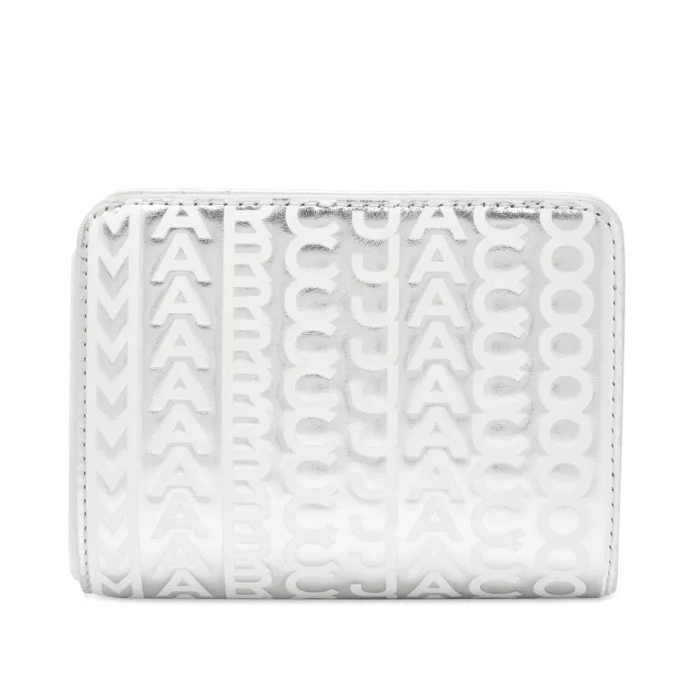 

Marc Jacobs Компактный Мини-кошелек, серебристый и ярко-белый