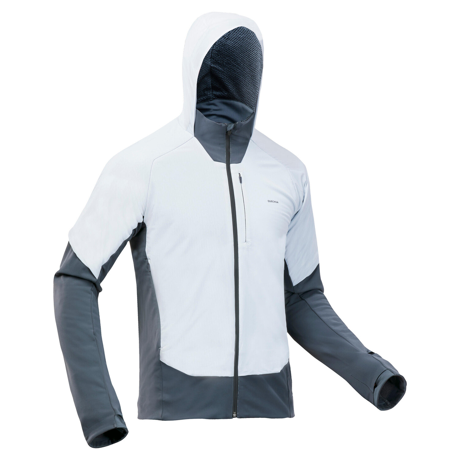 

Толстовка Hood MH920 гибридная походная мужская, серый / белый