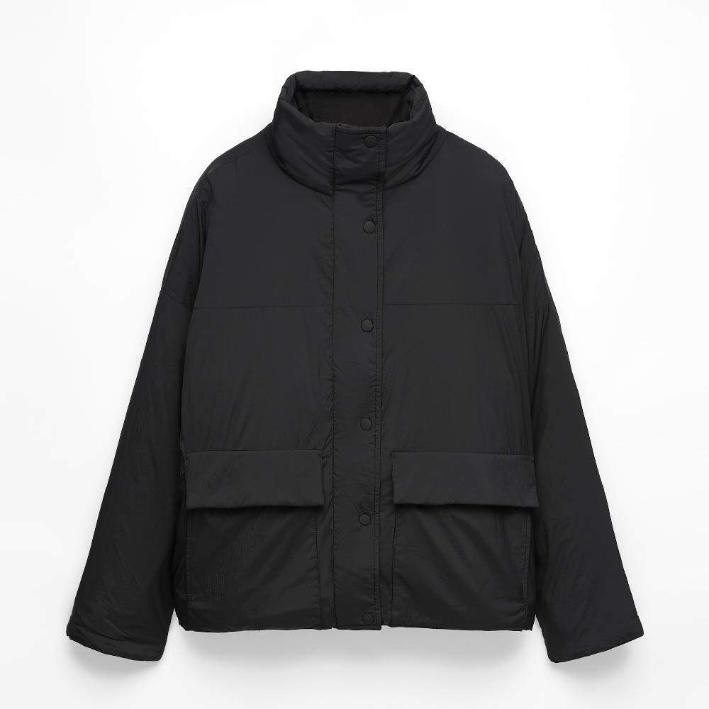 

Куртка Oysho Lightweight Water-repellent Fellex Aerogel Padded, черный