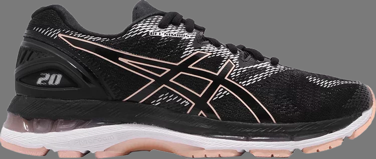 Кроссовки wmns gel nimbus 20 'black rose' Asics, черный - фото