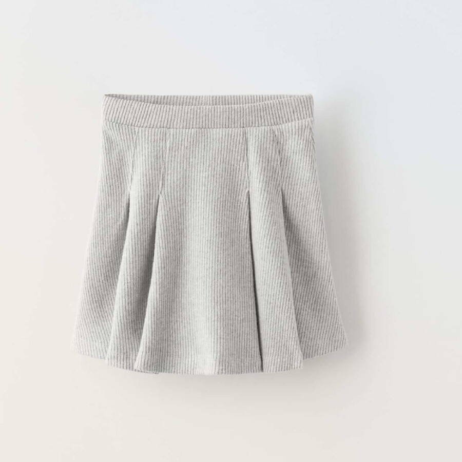 

Юбка Zara Soft Touch, серый
