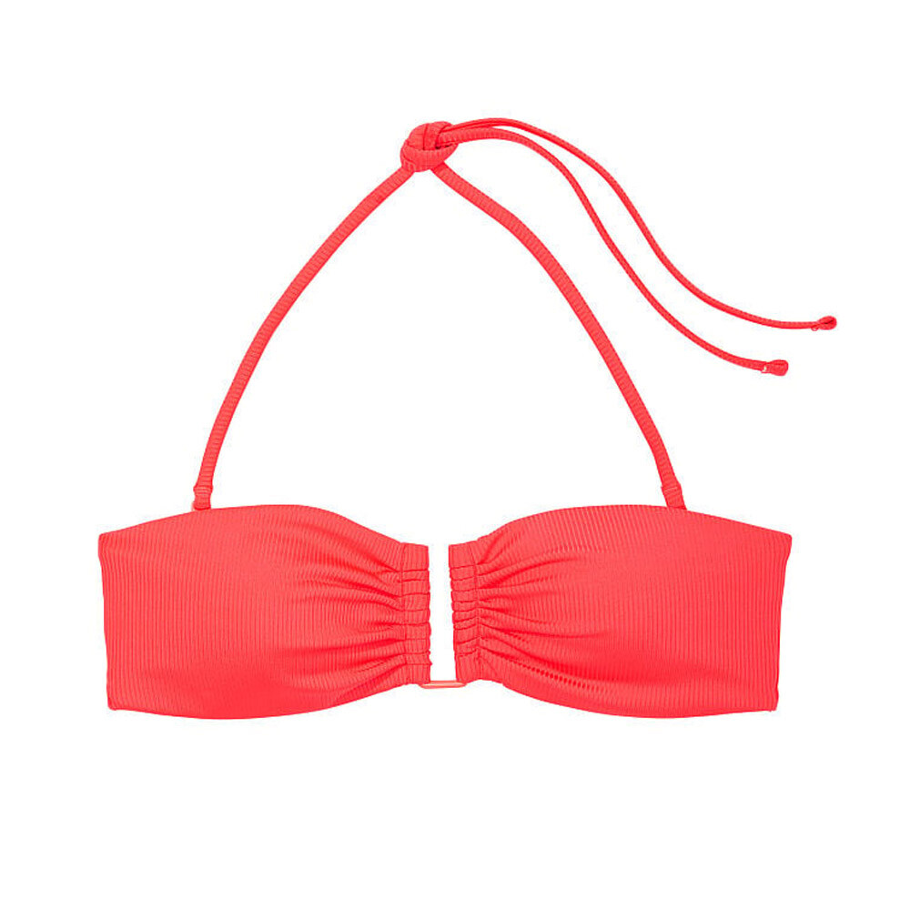 

Верх купальника Victoria's Secret Mix-and-Match Ribbed, коралловый