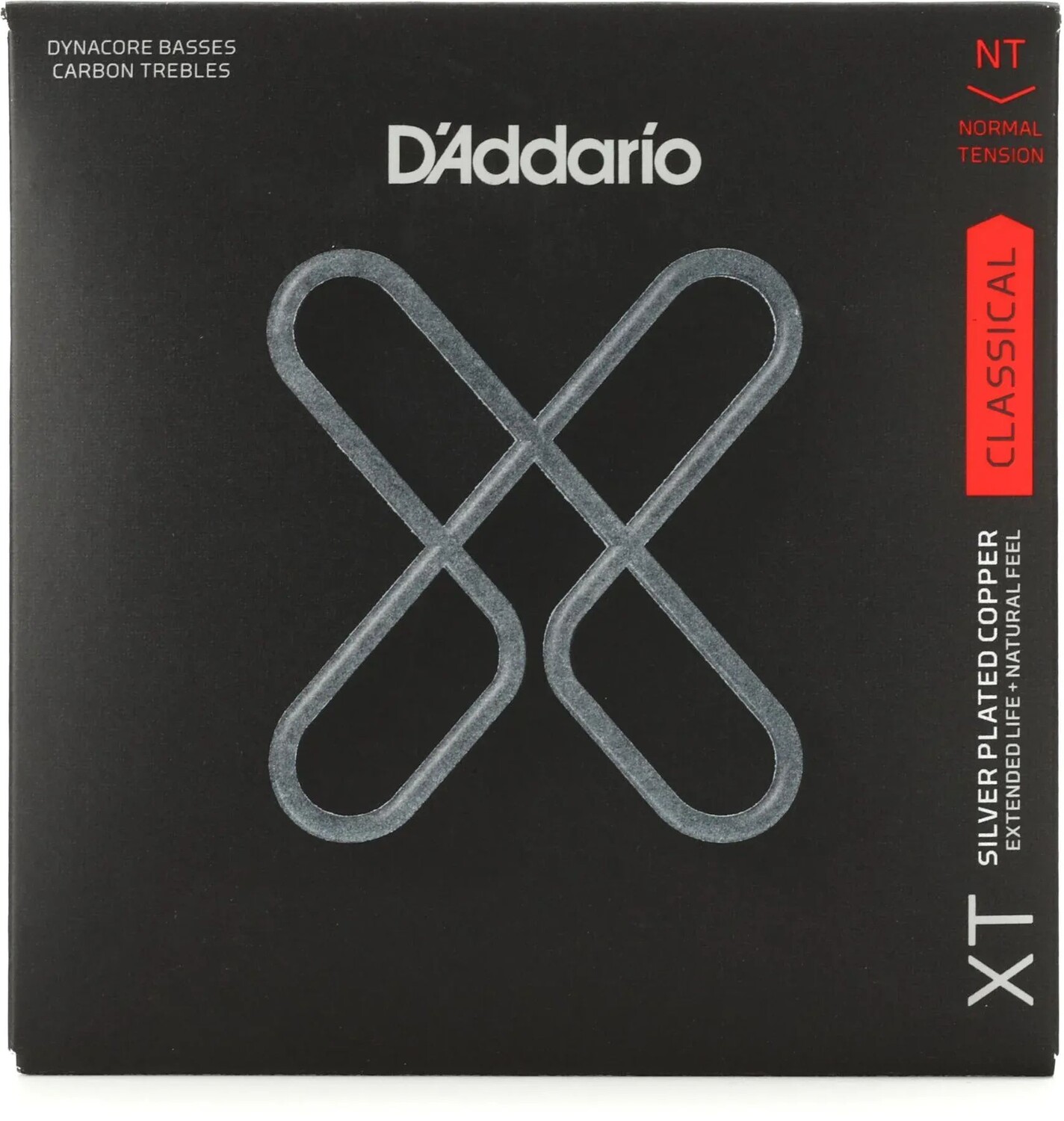 

Струны для классической гитары D'Addario XTC45FF XT, посеребренные, нормальное натяжение, высокие частоты из карбона