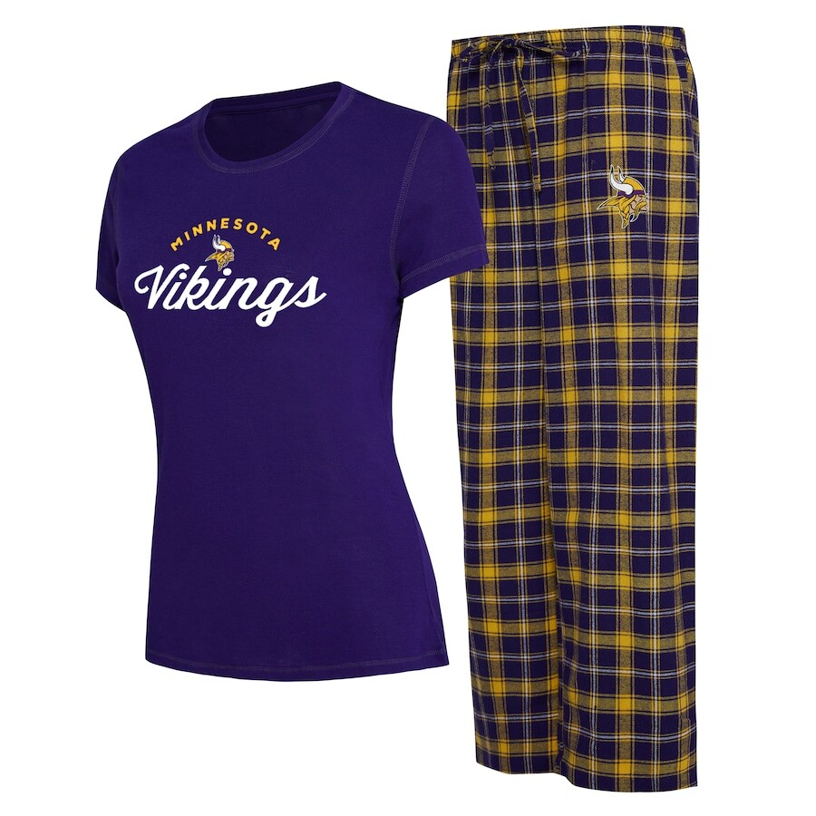 

Пижамный комплект Concepts Sport Minnesota Vikings, фиолетовый