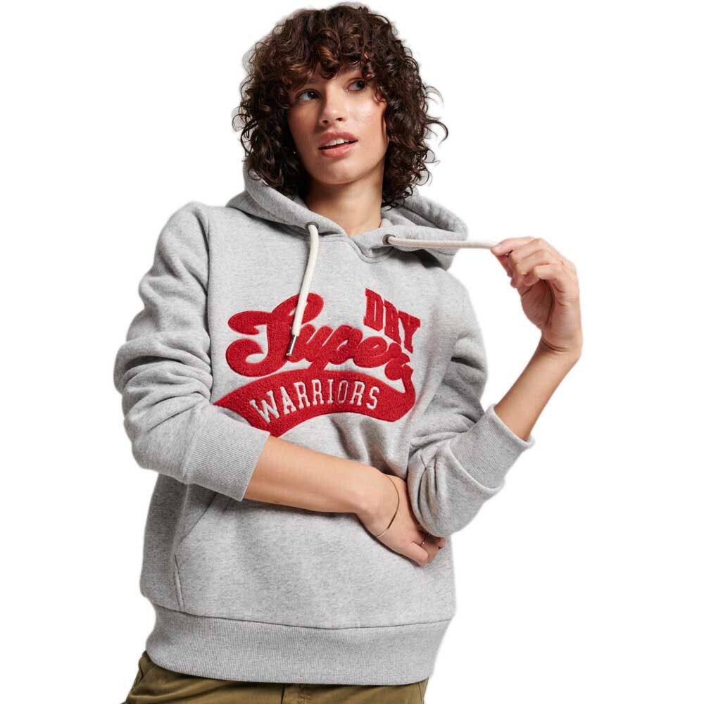 

Толстовка Superdry Vintage Scripted Coll Full Zip, серый