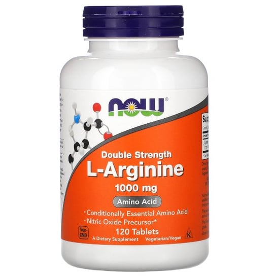 Now Foods, L-аргинин 1000 мг 120 капсул
