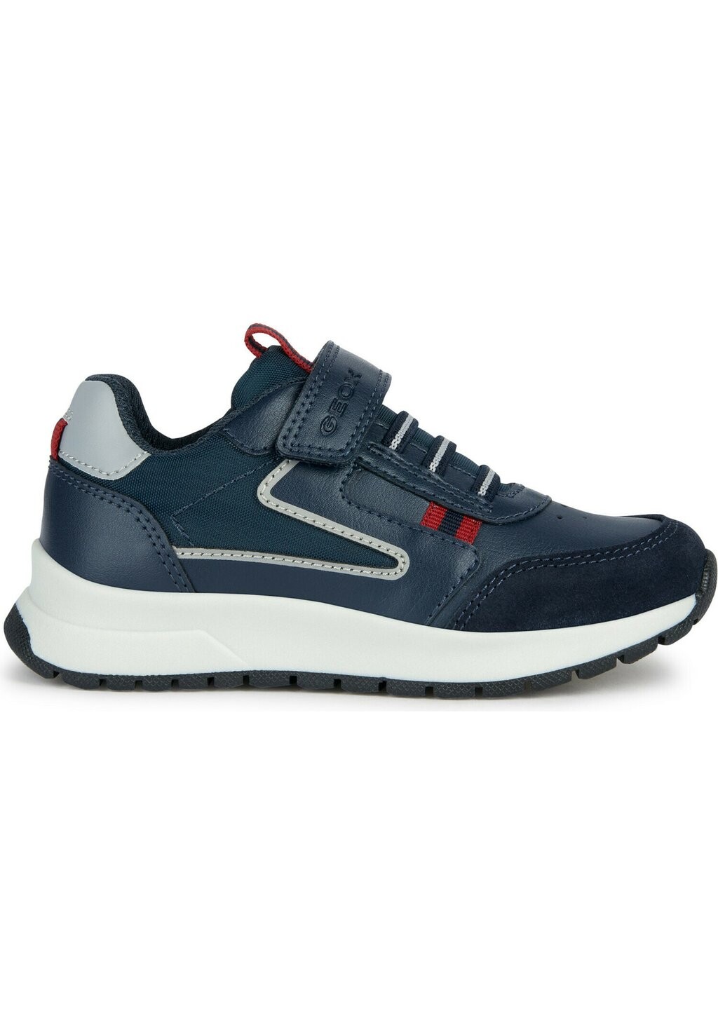 

Кроссовки низкие J BRIEZEE Geox, цвет navy dark red