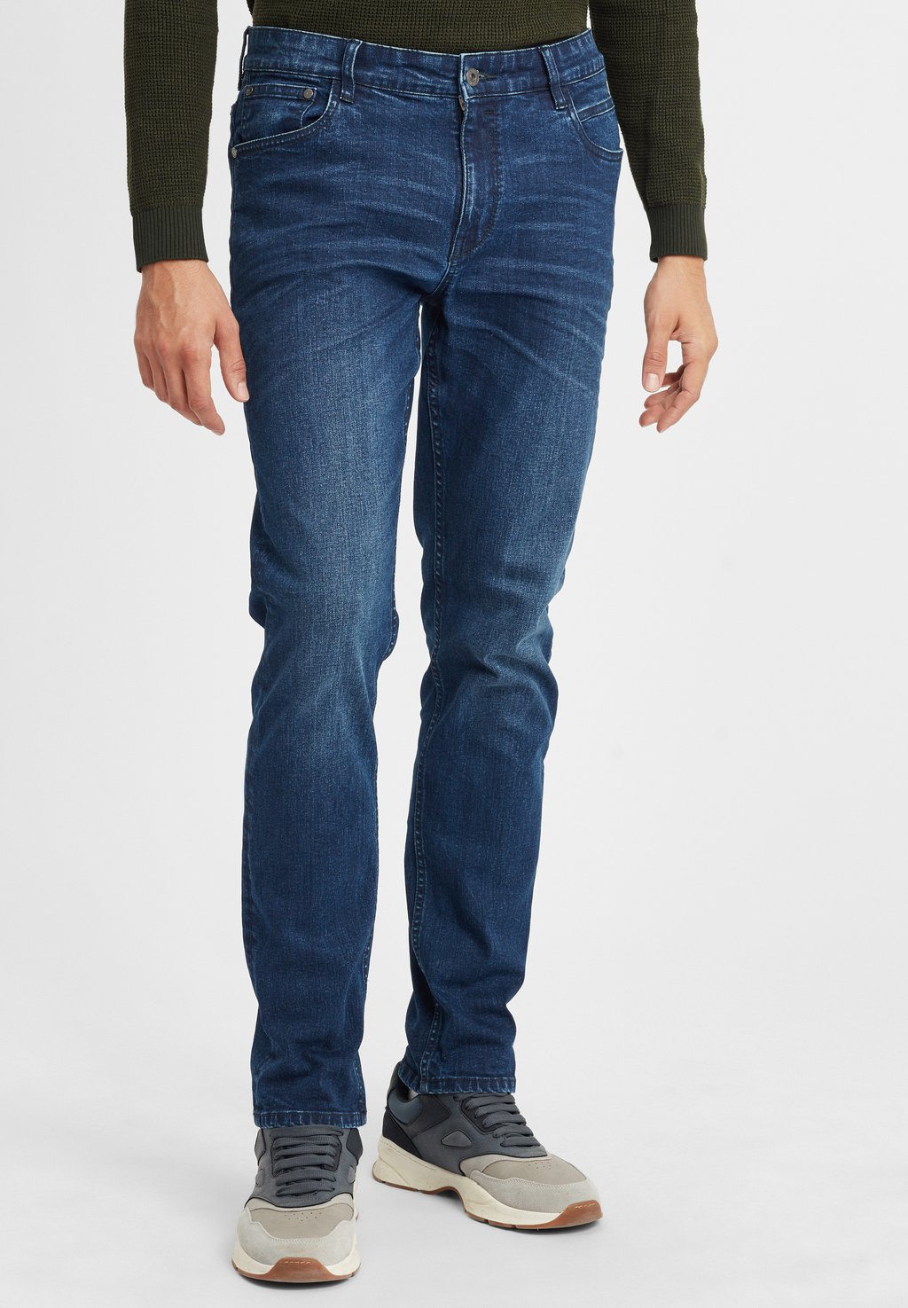 Прямые джинсы Solid, синий