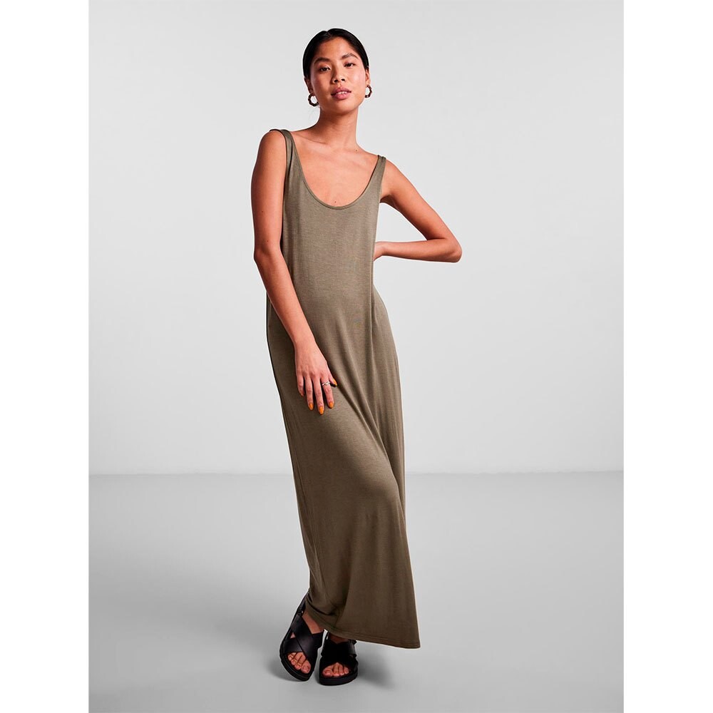 

Платье Pieces Kalli Maxi, зеленый