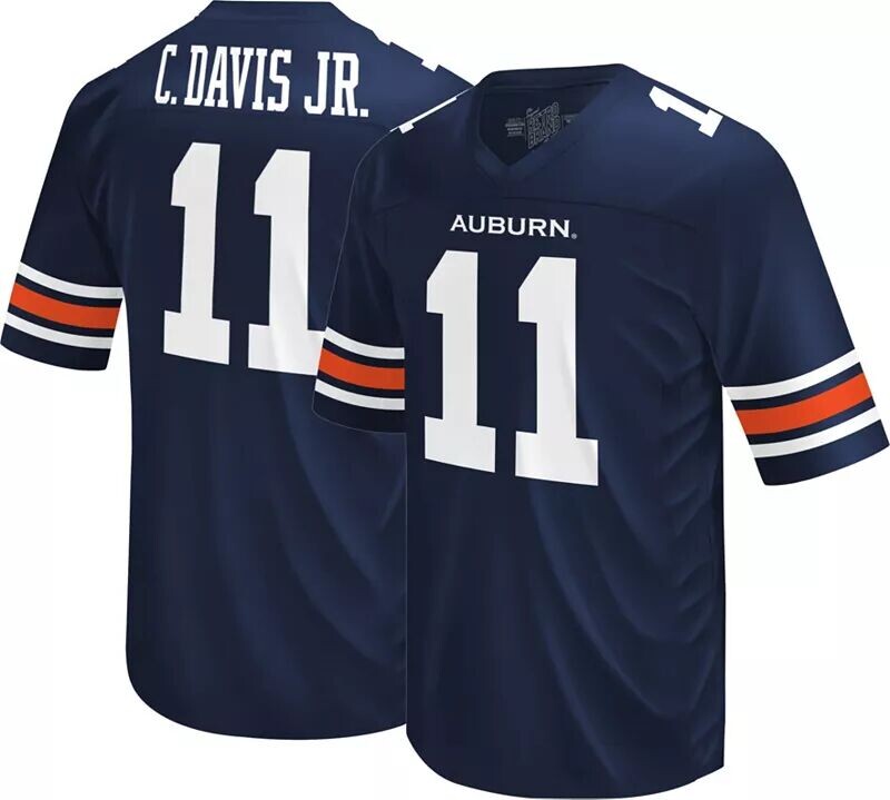 

Retro Brand Мужская футболка Auburn Tigers Chris Davis Jr. # 11 Navy 2013, реплика футбольного джерси