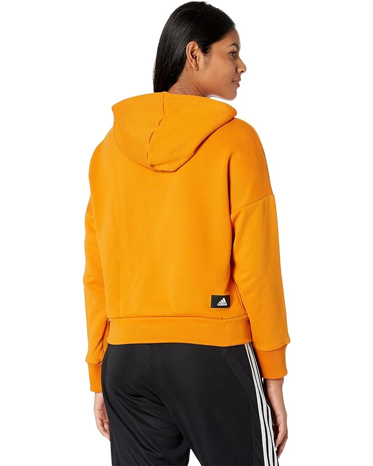Худи Adidas 3-Bar Hoodie, цвет Focus Orange/White