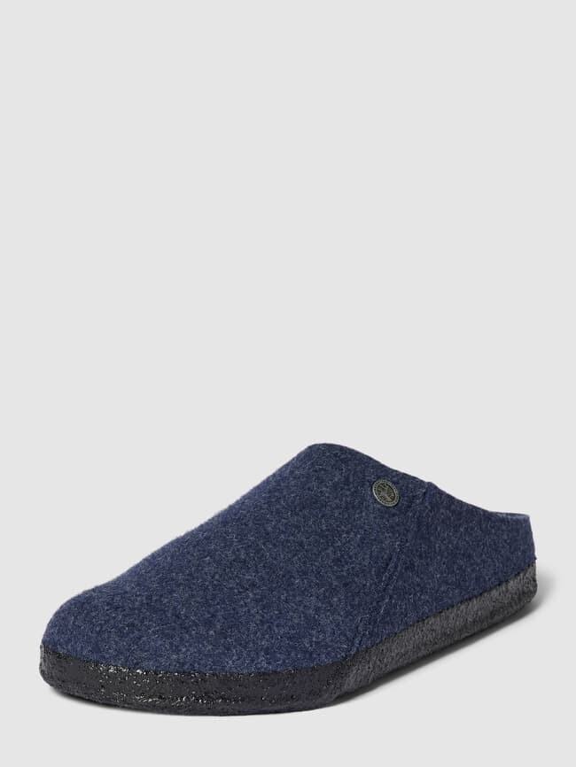 

Тапочки из смесовой шерсти модель "Церматт" Birkenstock, темно-синий