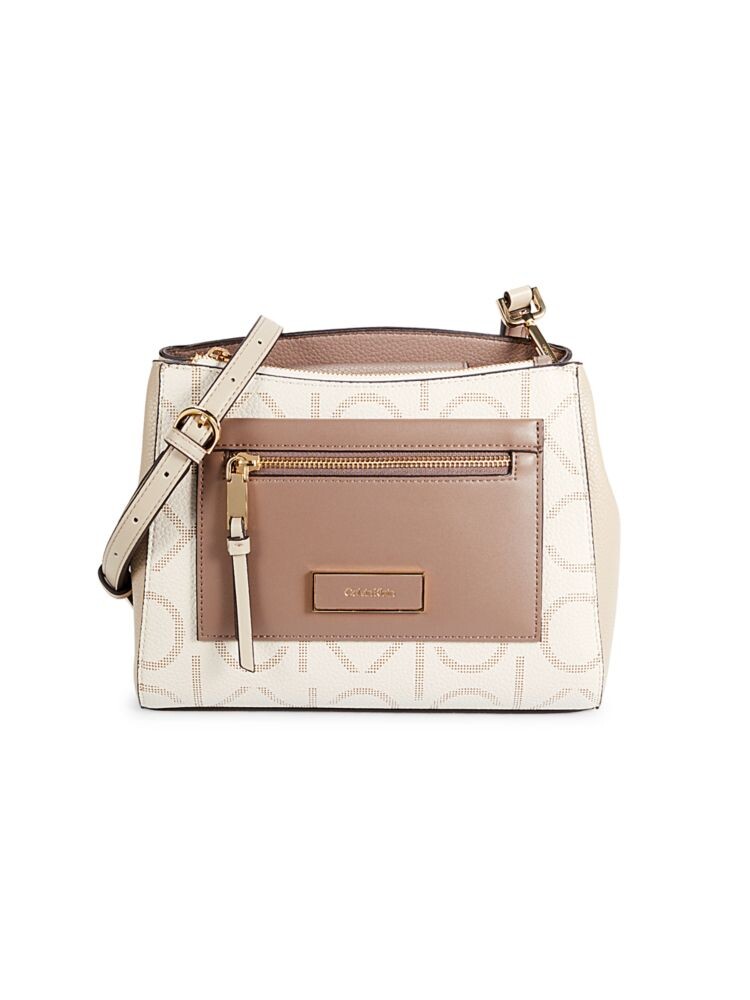 

Сумка через плечо Hadley с монограммой Calvin Klein, цвет Cocoa White