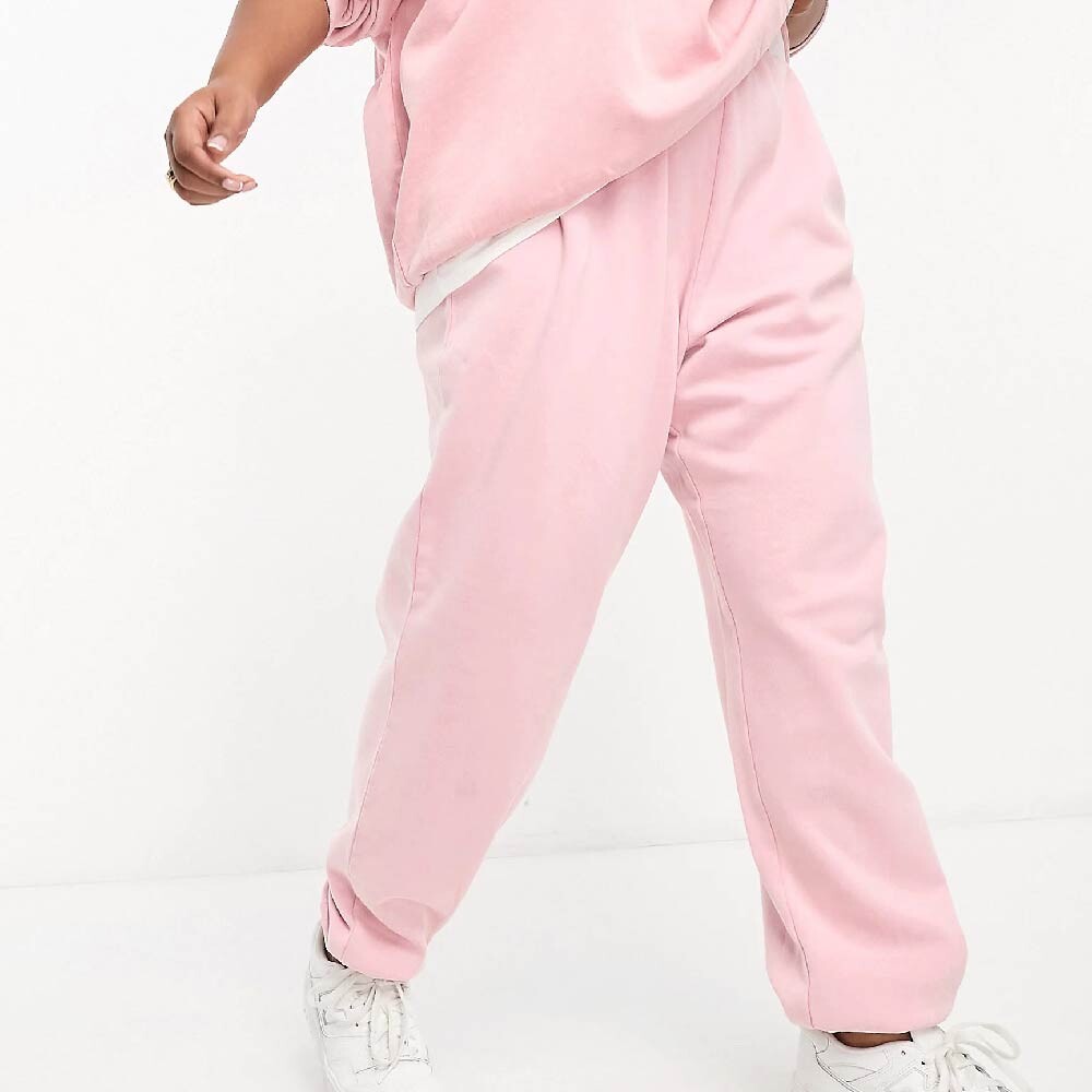 

Спортивные брюки Asos Design Curve, розовый