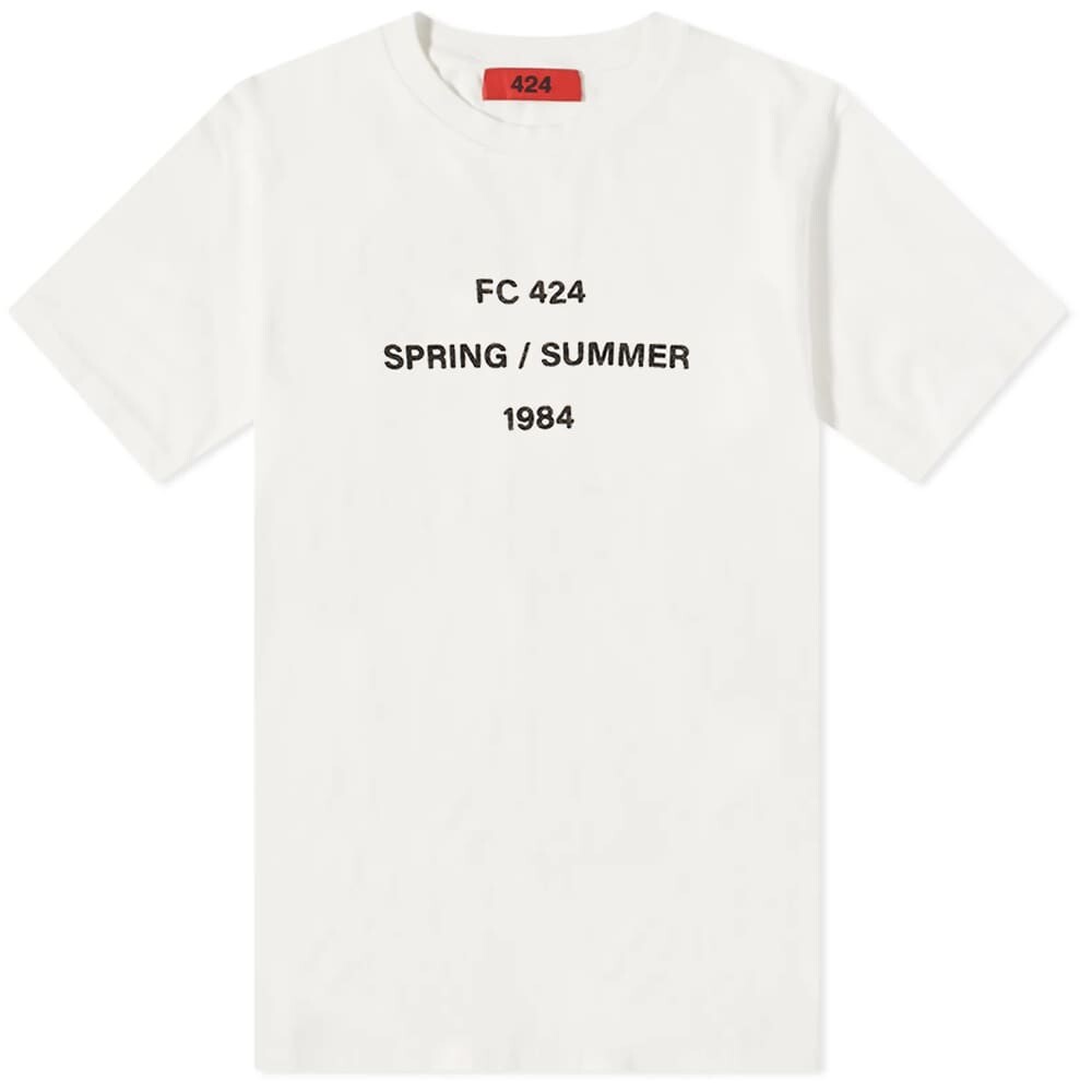 

Футболка 424 FC 1984 Logo Tee, Белый