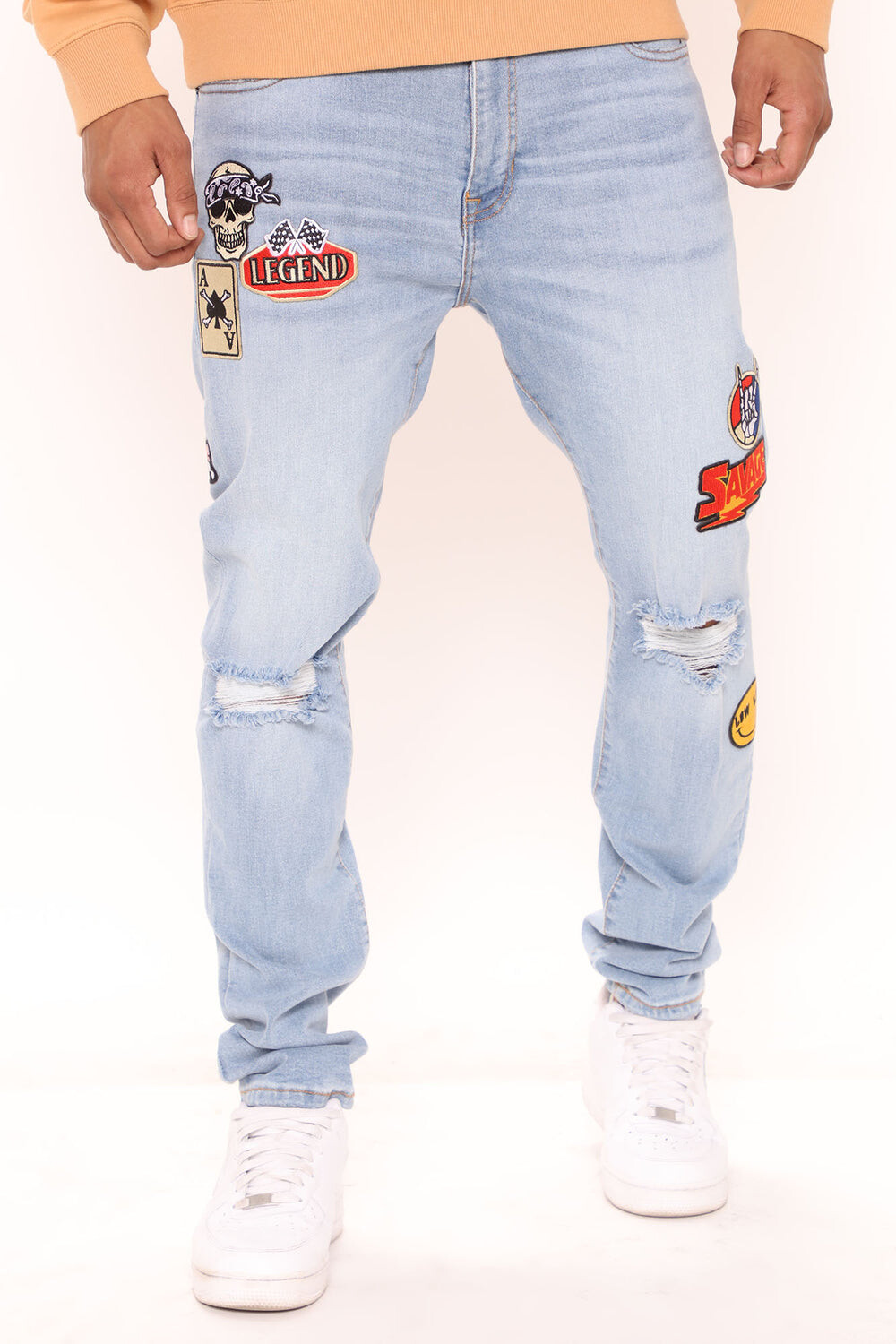 

Джинсы скинни Fashion Nova FNMN265, синий