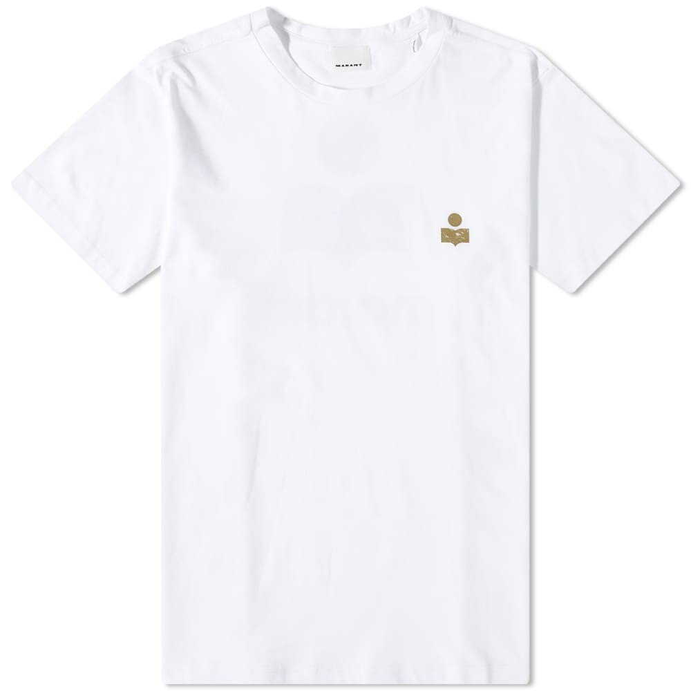 

Футболка Isabel Marant Zafferh Small Logo Tee