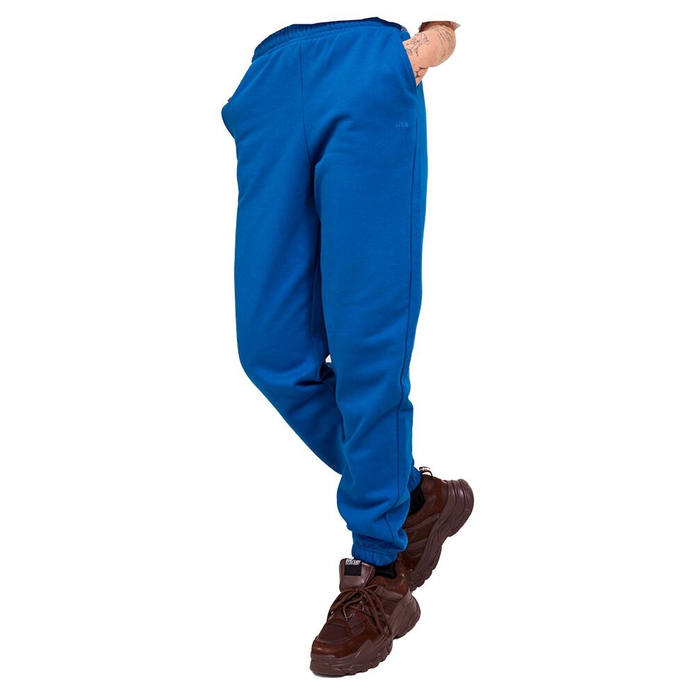 

Брюки Jack & Jones Jogging Abbie Rel Every Brush High Waist, синий