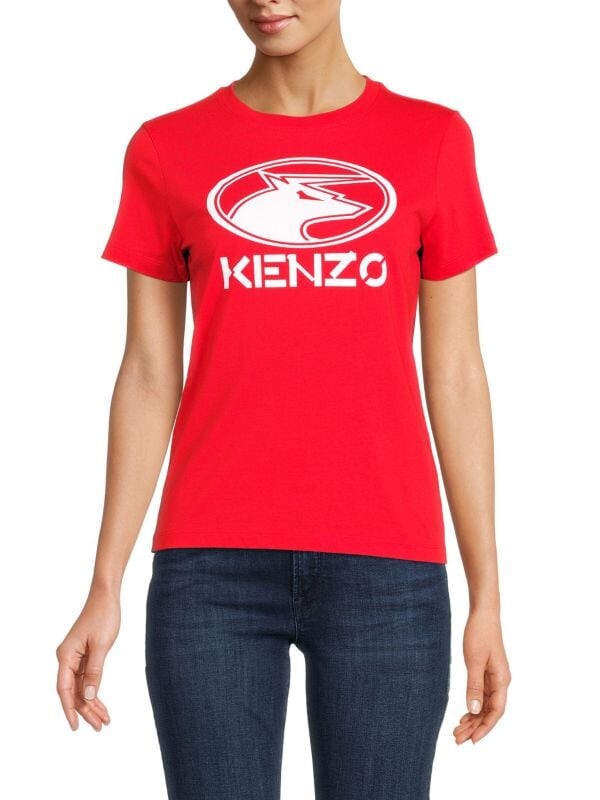 

Футболка KENZO с логотипом, medium red