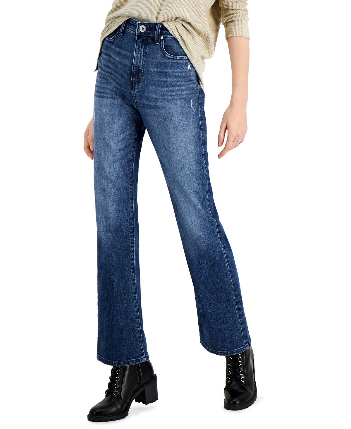 

Винтажные классические джинсы bootcut, созданные для macy's Style & Co, мульти