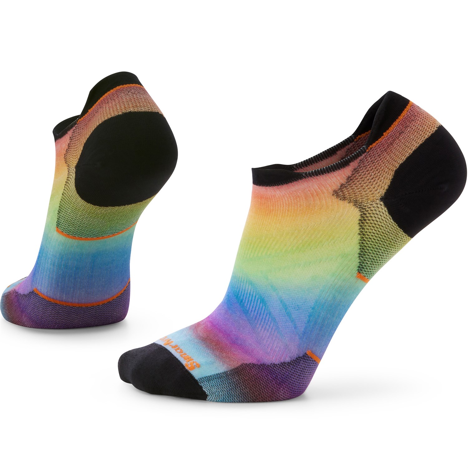 Низкие носки до щиколотки Smartwool Run Zero Cushion Pride Rainbow, мультиколор - фото