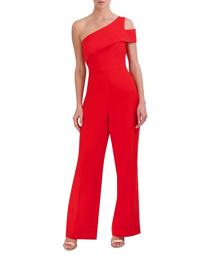 

Комбинезон с вырезом на одно плечо BCBGMAXAZRIA