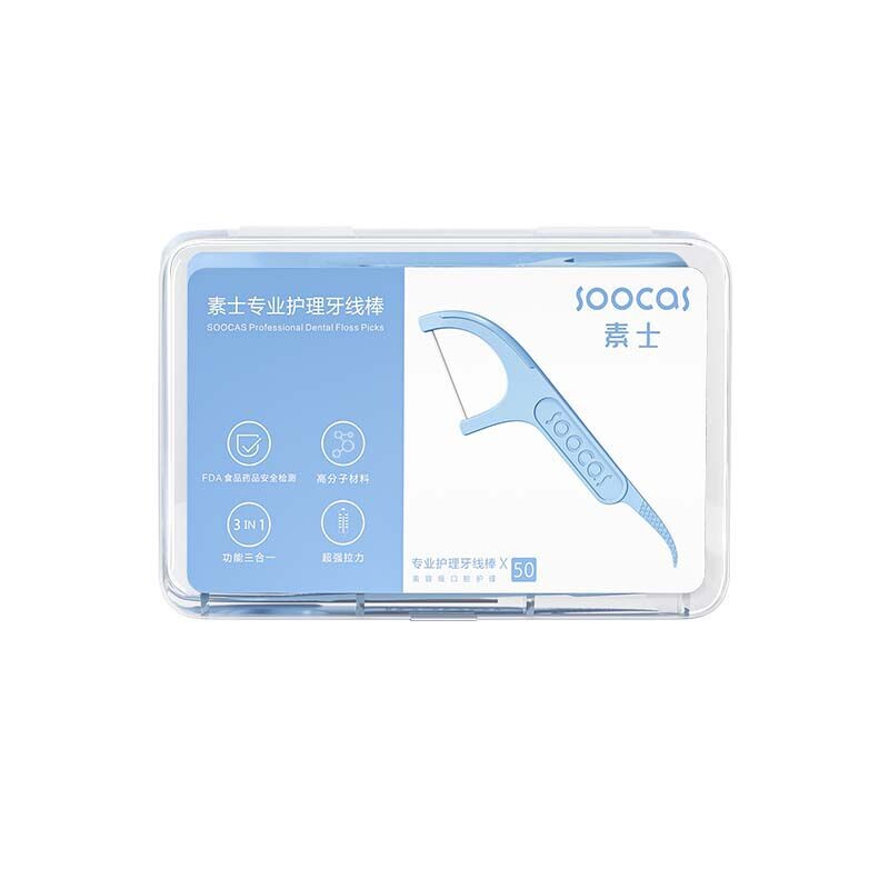 

Soocas D1 зубная нить 3в1, 6х50 шт/уп.