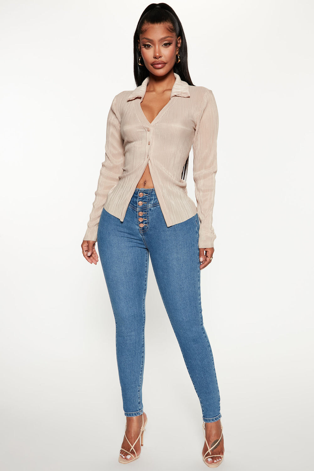 

Джинсы скинни Fashion Nova FN24482RY14, синий