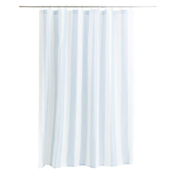 

Занавеска для душа H&M Home Striped, голубой/белый