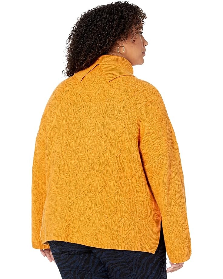 

Свитер Elliott Lauren Cotton Cashmere Textured Sweater with Wide Sleeves, цвет Golden
