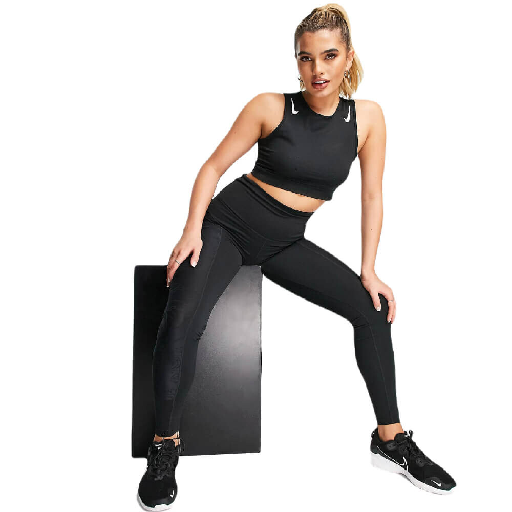 

Леггинсы Nike Training Icon Clash Dri-FIT Small Logo High Rise, черный
