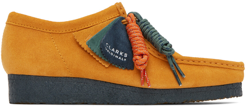 

Желто-синие оксфорды Wallabee Clarks Originals