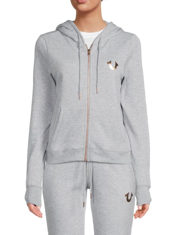 

Худи с логотипом True Religion Heather grey