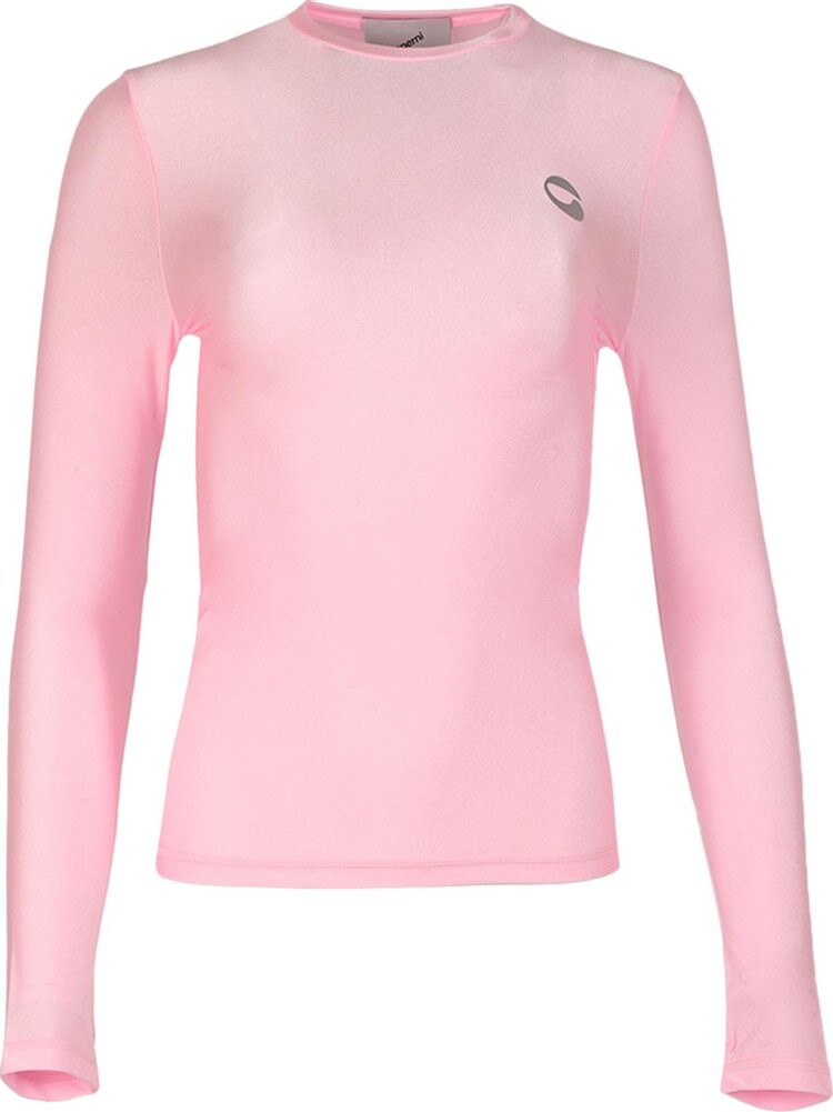 

Толстовка Coperni Crewneck Fitted Top 'Light Pink', розовый