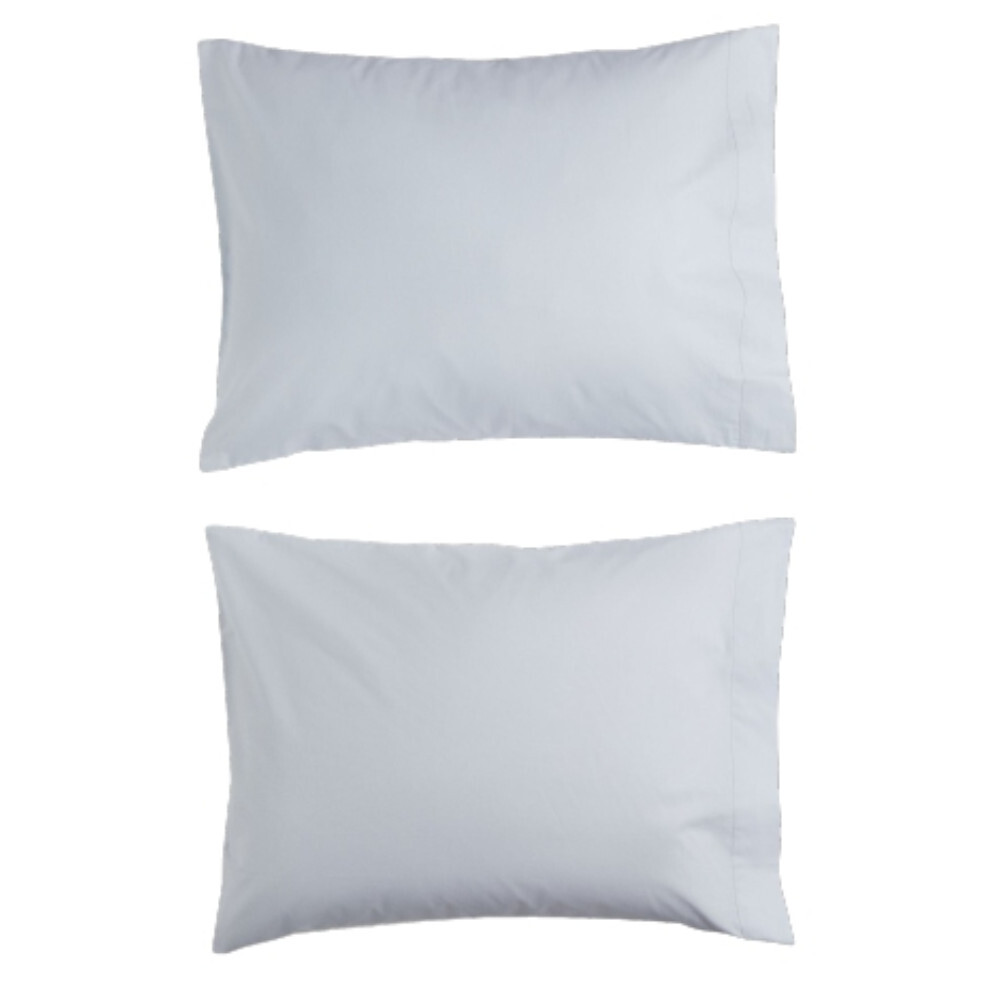 

Комплект наволочек из хлопкового перкаля H&M Home Cotton Percale, 2 предмета, светло-синий
